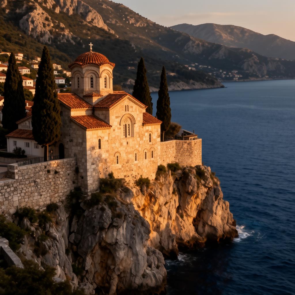 A monastery on Mount Athos